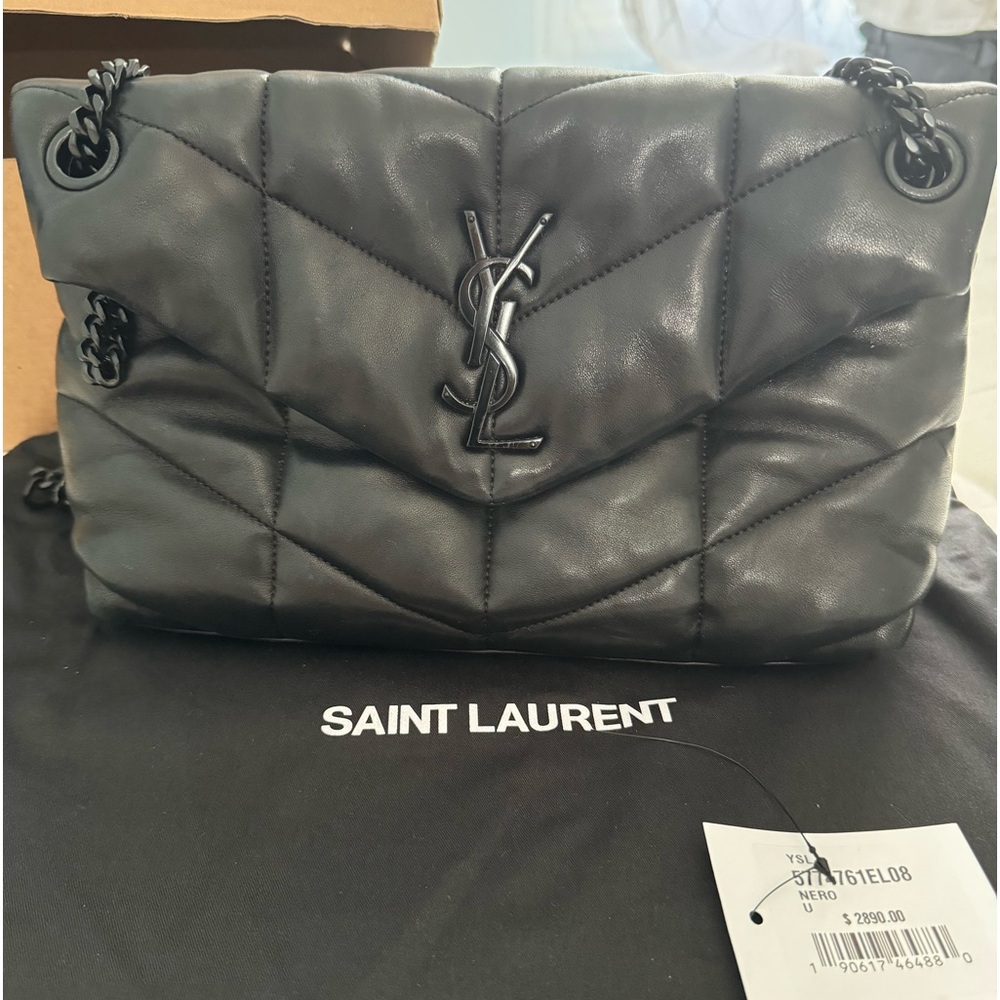 YSL Saint Laurent Small Monogram Puffer